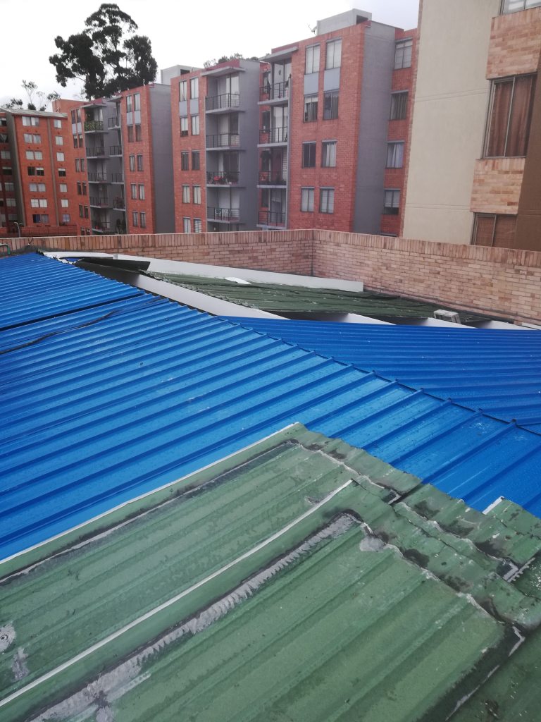 mantenimiento de cubiertas; steel frame bogota; estructuras metalicas